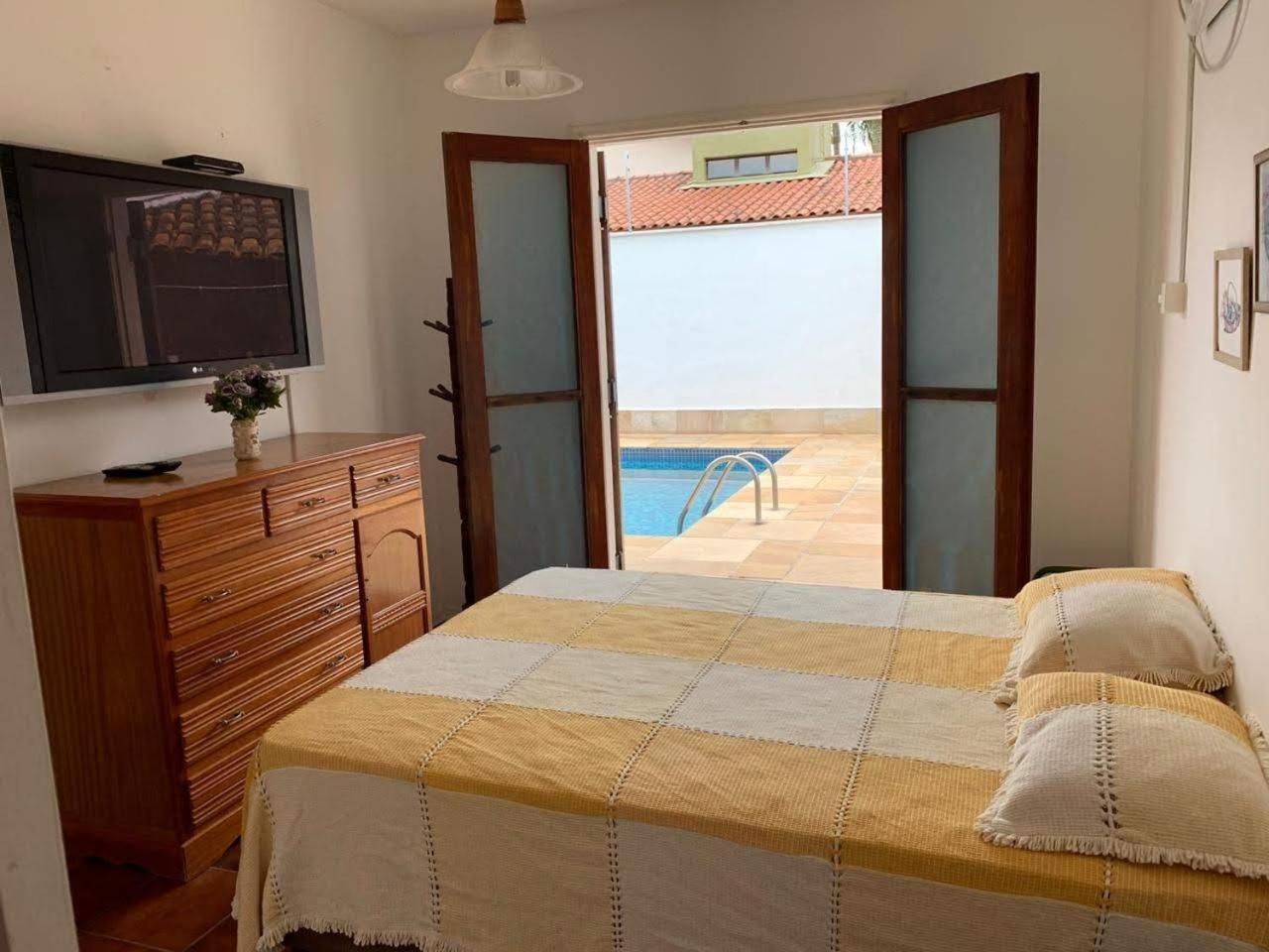 4 Suites, Ar Cond Tv, Internet, Piscina,150 Mts Praia! Aceitamos Pet! Guarujá Zewnętrze zdjęcie